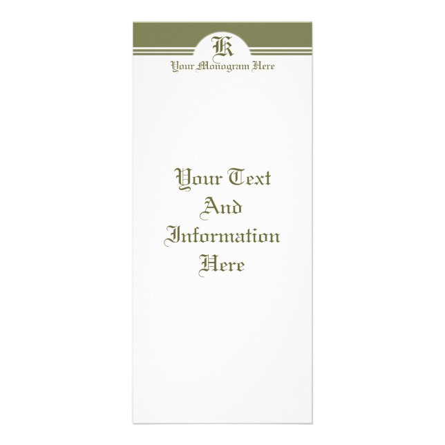 Elegant Rack Card (Front)