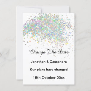 ELEGANT RAINBOW PASTEL SPOT CHANGE THE DATE