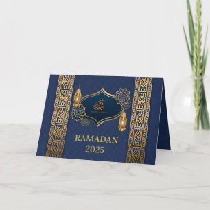 Elegant Ramadan Kareem 2025 Greeting Card
