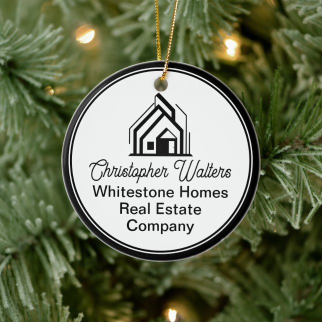 Elegant Real Estate Company Customized Realtor Ceramic Tree Decoration (Tree)