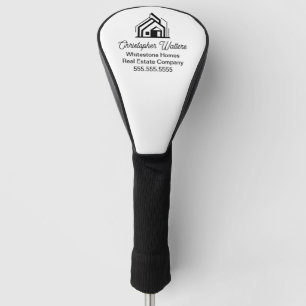 Elegant Real Estate Company Customized Realtor Golf Head Cover