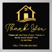 Elegant Real Estate Referral Thank You
