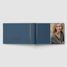 Elegant Real Foil, In Loving Memory Blue Funeral