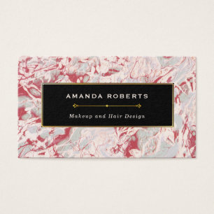 Elegant Red and Black Watercolor