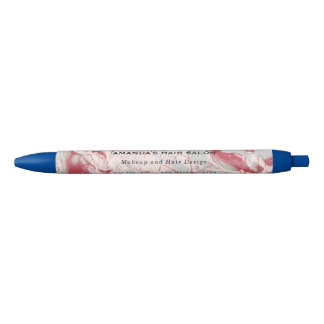 Elegant Red and Black Watercolor Ink Pen