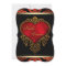 Elegant Red Black and Gold Wedding