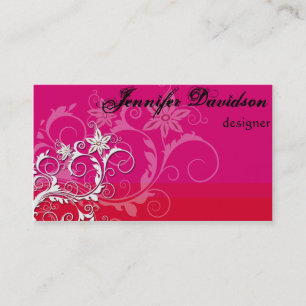 Elegant Red Business Card