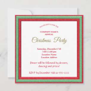 Elegant red Christmas frame