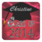Elegant Red Class Of 2014 Graduation Seals