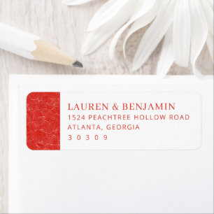 Elegant Red Floral Pattern