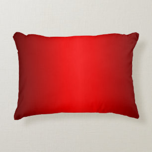 Elegant Red Gradient Decorative Cushion