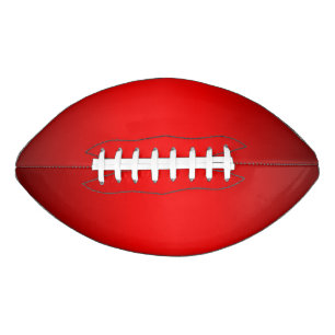 Elegant Red Gradient Football