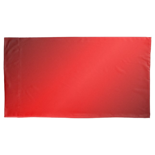 Elegant Red Gradient   Pillowcase (Front)