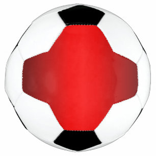 Elegant Red Gradient Soccer Ball
