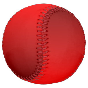 Elegant Red Gradient Softball