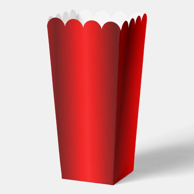 Elegant Red Gradient to Black  Favour Box (Back)