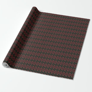 Elegant Red Green Christmas Wrapping Paper