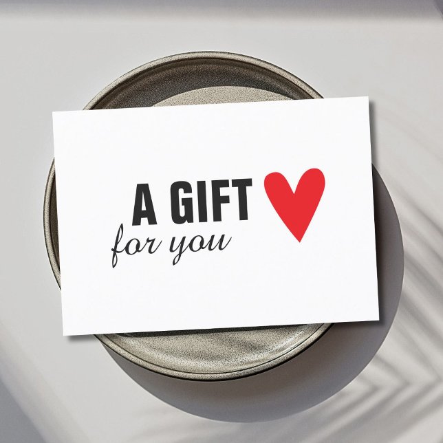 Elegant Red Heart Beauty Gift Certificate (Creator Uploaded)