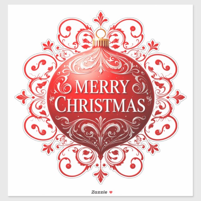 🌸 Elegant Red Ornament Festive Home Style 🌸 (Sheet)