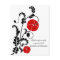 Elegant Red Poppy Wedding RSVP / Reply Cards