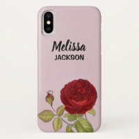 Elegant red rose flower pink