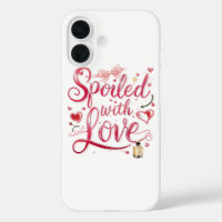 Elegant Red Script with Champagne