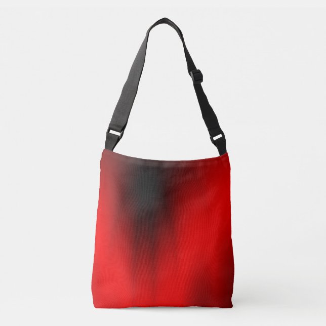 Elegant Red Splash Crossbody Bag (Front)