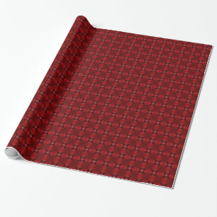 Elegant Red Starburst Pattern Premium Wrapping Pap Wrapping Paper