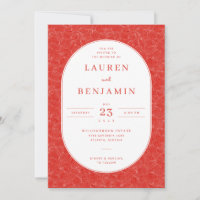 Elegant Red Swirls