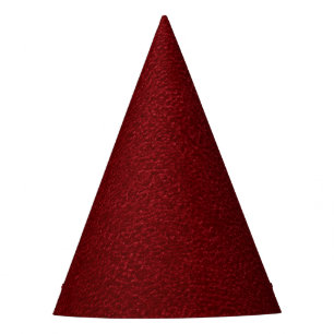 Elegant Red Velvet Party Hat Luxe Celebration