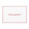 Elegant  Red & White 4 Photo New Year Photocard