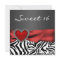 Elegant Red Zebra Sweet 16 Party