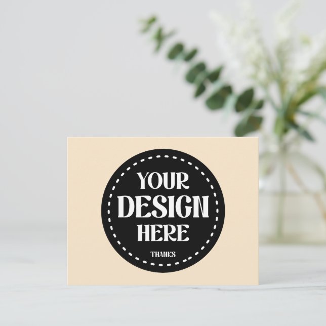 Elegant, refined, sleek & minimalist enclosure card (Standing Front)