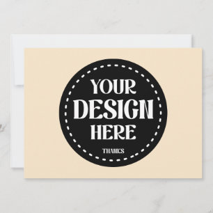 Elegant, refined, sleek & minimalist holiday card