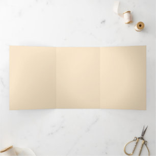 Elegant, refined, sleek & minimalist Tri-Fold holiday card