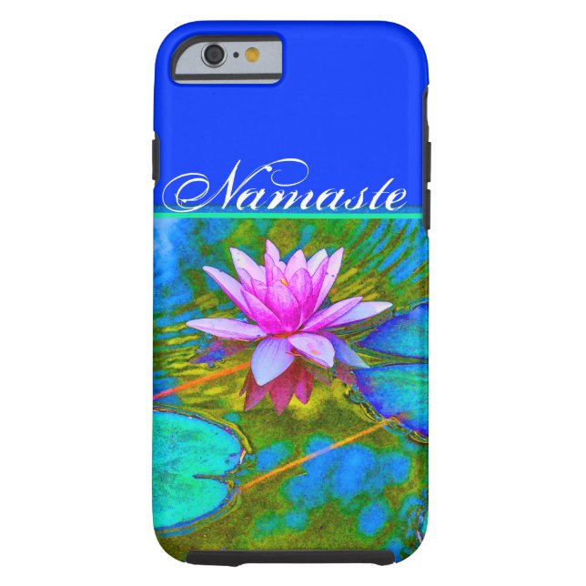 Elegant Reflections Namaste Yoga Lotus Case-Mate iPhone Case (Back)
