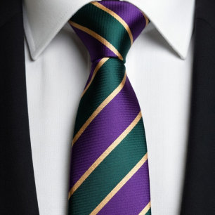 Elegant Regimental Style Tie