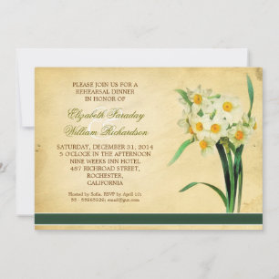 elegant rehearsal dinner invitation