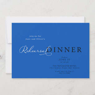 Elegant Rehearsal Dinner Invitation