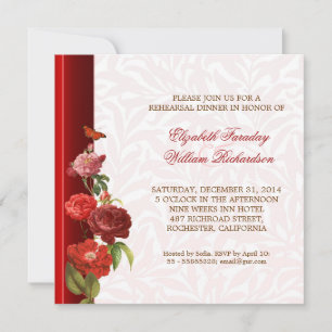 elegant rehearsal dinner invitations