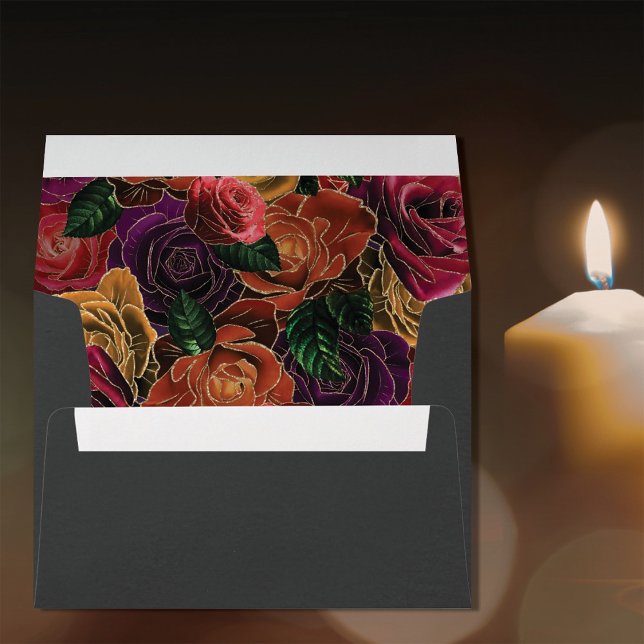 Elegant Remembrance Death Floral Envelope (Creator Uploaded)