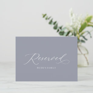 Elegant Reserved Wedding Seat Sign Invitation