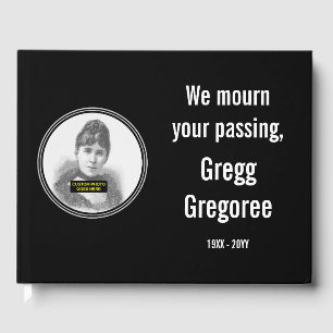 Elegant & Respectable Memorial Guest Book