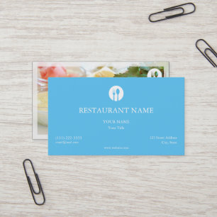 Elegant Restaurant Business Card