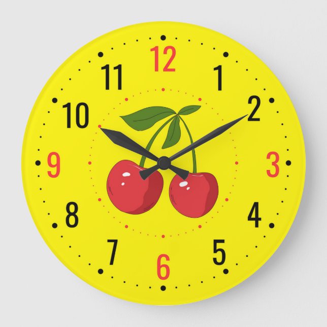 Elegant Restaurant & Cafe Decor - Best Kitchen Large Clock (Front)