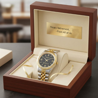 Elegant Retirement Gift for Him | Luxury Watch