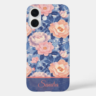 Elegant Retirement Gift Rose Custom iPhone 16 Case