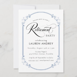 Elegant Retirement Party Invitation