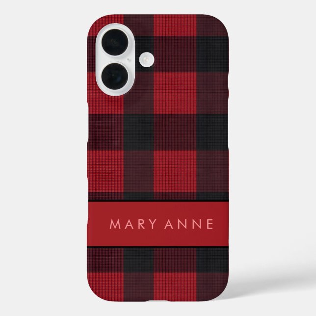 Elegant Retro Chequered Case (Back)