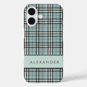 Elegant Retro Chequered iPhone 16 Case